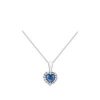 buy 9ct white gold blue cubic zirconia heart pendant necklace 5f2baf072dc9c