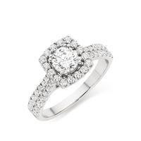 buy 9ct white gold cubic zirconia halo ring 5f280e63603e6