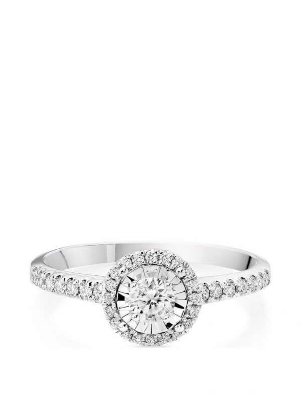 buy 9ct white gold diamond halo ring 5f26be645d614