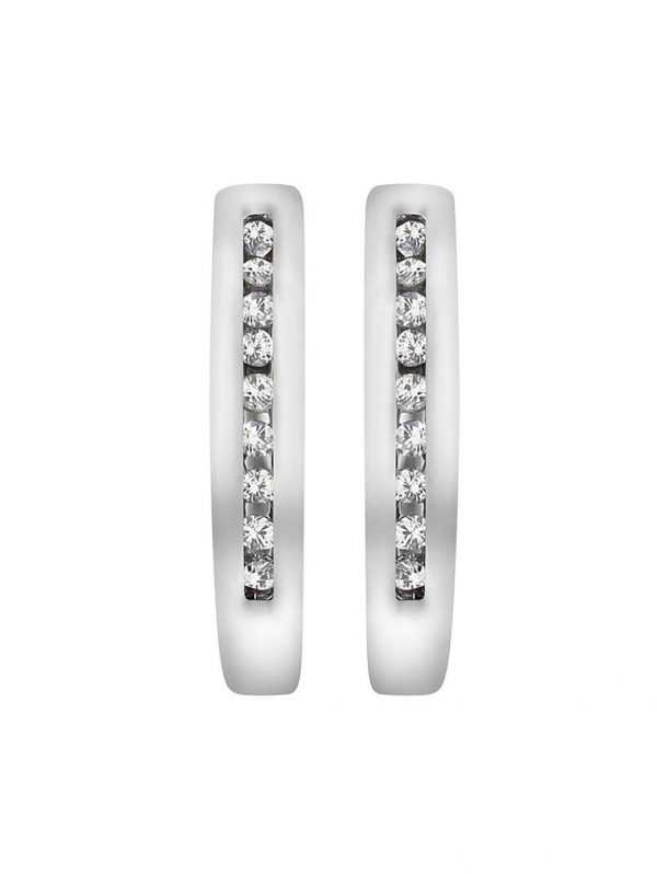 buy 9ct white gold diamond set hoop earrings 5f2812b54ef8c