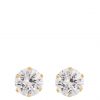 buy 9ct yellow gold 8mm cubic zirconia stud earrings 5f26c0a7db17d