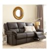buy albion luxury faux leather 3 seater manual recliner sofa 5f3cab3fc2833