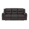 buy albion luxury faux leather 3 seater manual recliner sofa 5f3cab408a316