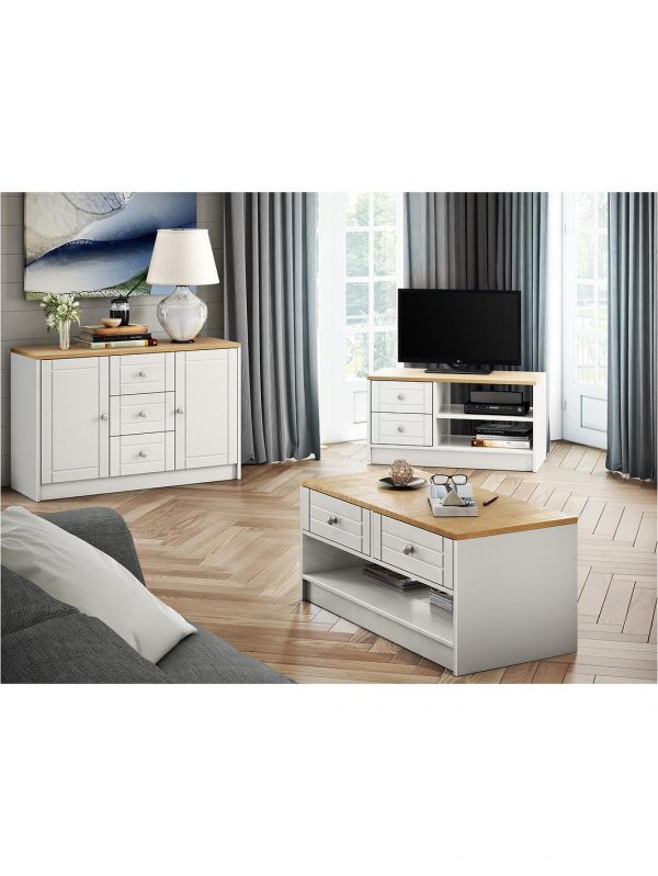 buy alderley large ready assembled sideboard grey oak effect 5f2e2f1d73653
