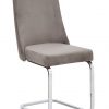buy alice 130 cm round dining table 6 velvet chairs clear grey 5f24f56b70f1c
