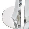 buy alice 130 cm round dining table 6 velvet chairs clear grey 5f24f56c2f805