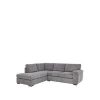 buy amalfi left hand standard back fabric corner chaise sofa 5f3612f35cd14