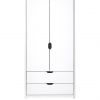buy aspen 2 door 2 drawer childrens wardrobe white oak effect 5f2b7ebc67cd0
