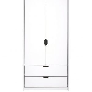 buy aspen 2 door 2 drawer childrens wardrobe white oak effect 5f2b7ebc67cd0