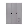 buy aspen 3 door 2 drawer wardrobe grey oak effect 5f375b5a0dec4