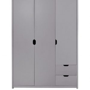 buy aspen 3 door 2 drawer wardrobe grey oak effect 5f375b60aabc7