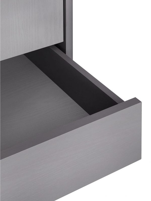 buy aspen 3 door 2 drawer wardrobe grey oak effect 5f375b75572a4