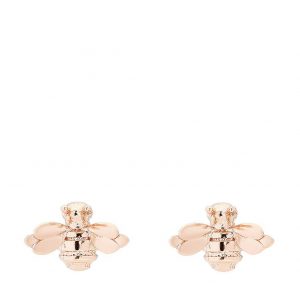 buy beelii double bee earrings rose gold 5f47e1eab5d65