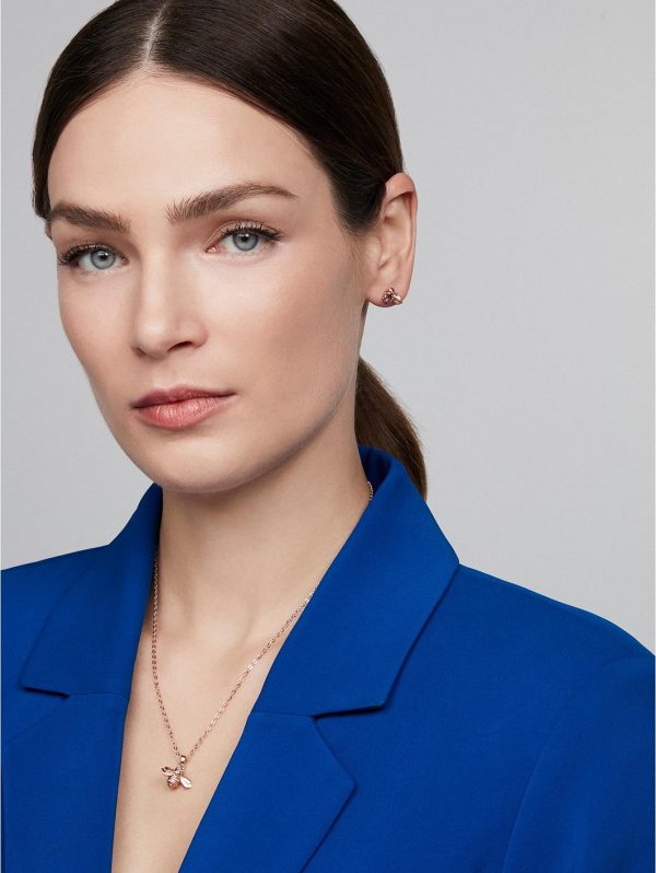buy bellema bumble bee pendant necklace rose gold 5f47e2694c6c7