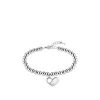 buy boss stainless steel beads and heartlock bracelet 5f29617fa7508