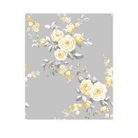 buy canterbury floral wallpaper grey ochre 5f2cefef9a3fe