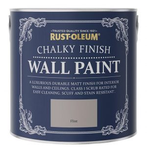 buy chalky finish 2 5 litre wall paint flint 5f2f920da12e6