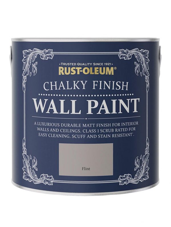 buy chalky finish 2 5 litre wall paint flint 5f2f920da12e6