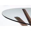 buy chelsea 120 cm round glass dining table 4 madrid chairs 5f24f5800b2c1