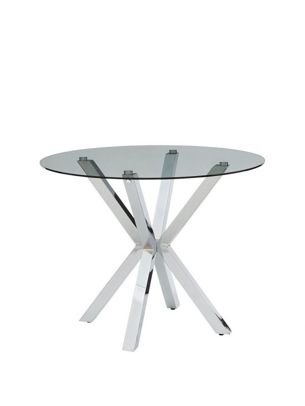 buy chopstick 100 cm round glass dining table 4 chairs 5f28e8bb00358