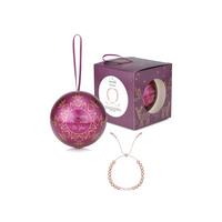 buy christmas bauble with semi precious friendship bracelet 5f411c5a9a795