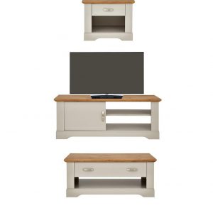 buy cornwall 3 piece package tv unit coffee table and lamp table grey oak effect 5f2a390c7624d
