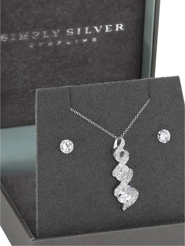 buy cubic zirconia stick jewellery set 5f3ea4a886e34