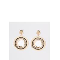 buy diamante circle dangle earrings gold 5f26ebfd91b22
