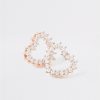buy diamante heart stud earring rose gold 5f3ff86c5e34a