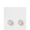 buy diamante simple stone earing gold 5f3ff88b58586