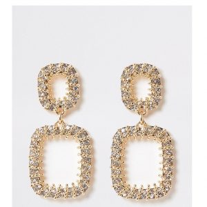 buy diamante wrap drop earrings gold 5f47e1da7957d