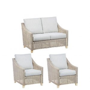 buy dijon natural conservatory suite sofa two chairs 5f3b6bb12c6cf