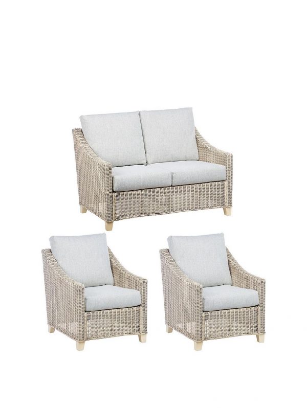 buy dijon natural conservatory suite sofa two chairs 5f3b6bb12c6cf