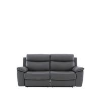 buy edison 3 seater luxury faux leather manual recliner sofa 5f45e512c92c4