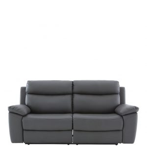 buy edison 3 seater luxury faux leather manual recliner sofa 5f45e514580d7