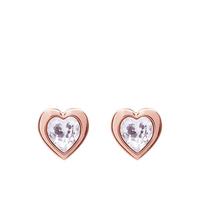buy han crystal heart earring rose gold crystal 5f47e17a86855