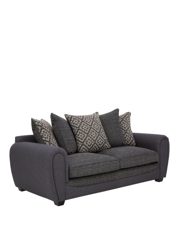 buy harrison compact fabric 3 seater scatter back sofa 5f45e4cc73df8
