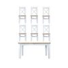 buy harrow 160 210 cm extending dining table 6 chairs white oak 5f49ddd94bd9d