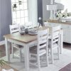 buy harrow 160 210 cm extending dining table 6 chairs white oak 5f49dddf9cbb7