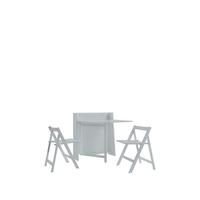 buy helsinki ready assembled space saver dining table 2 chairs grey 5f2d0e587b652