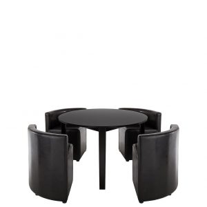 buy hideaway 106cm dining table 4 dining chairs 5f4c80ef9bab3