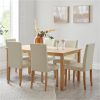 buy home essentials primo 150 cm dining table 6 faux leather chairs 5f3b5e99eeff1