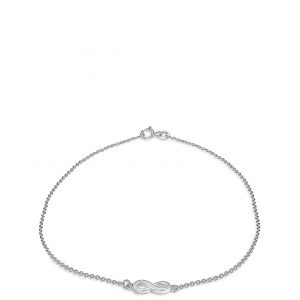buy infinity charm clasp anklet silver 5f298f44d58ca