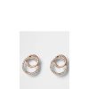 buy interlock circle stud earring rose gold 5f47e223df7ef