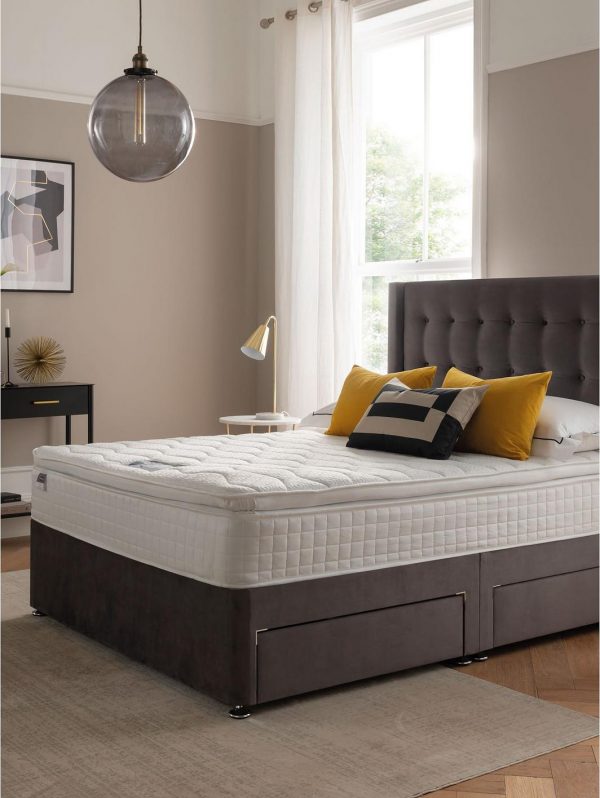 buy isla velvet 1000 pillowtop divan bed with headboard and storage options 5f3f425ca7cc8