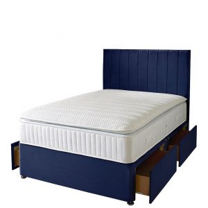 buy liberty 1000 pocket pillow top divan bed with storage options excludes headboard 5f43370cb0adb