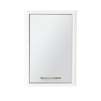 buy luna hi gloss 1 door mirrored bathroom wall cabinet white 5f4499ba598e5