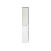 buy luna hi gloss 2 door mirrored bathroom tallboy white 5f49dedb88b21