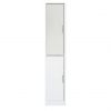 buy luna hi gloss 2 door mirrored bathroom tallboy white 5f49dee26a055