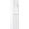 buy luna hi gloss 2 door mirrored bathroom tallboy white 5f49dee341955
